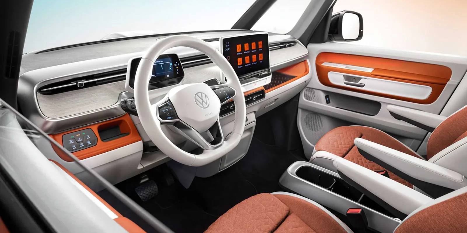 Blick in den Innenraum eines Transporters